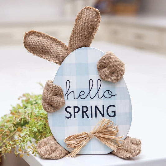 Hello Spring Huggy Bunny