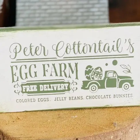 Easter Egg Farm Sign